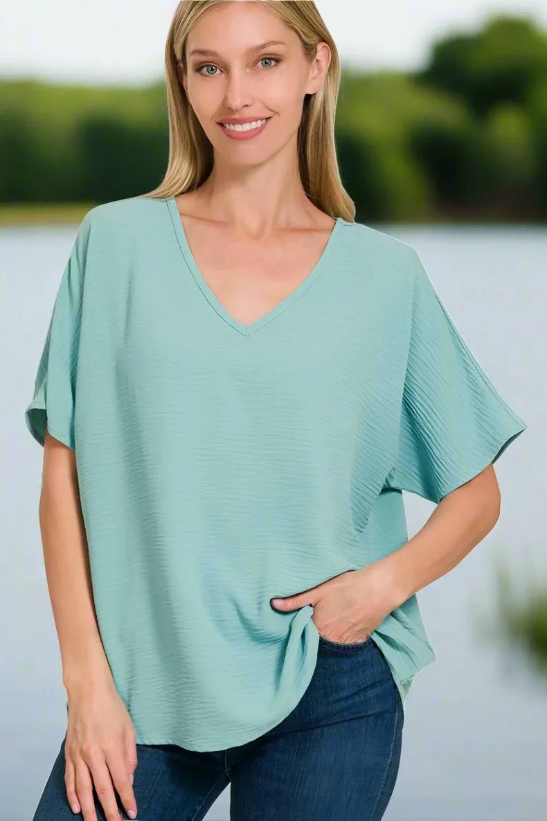 CASCADES Top - Zenana (Teal)