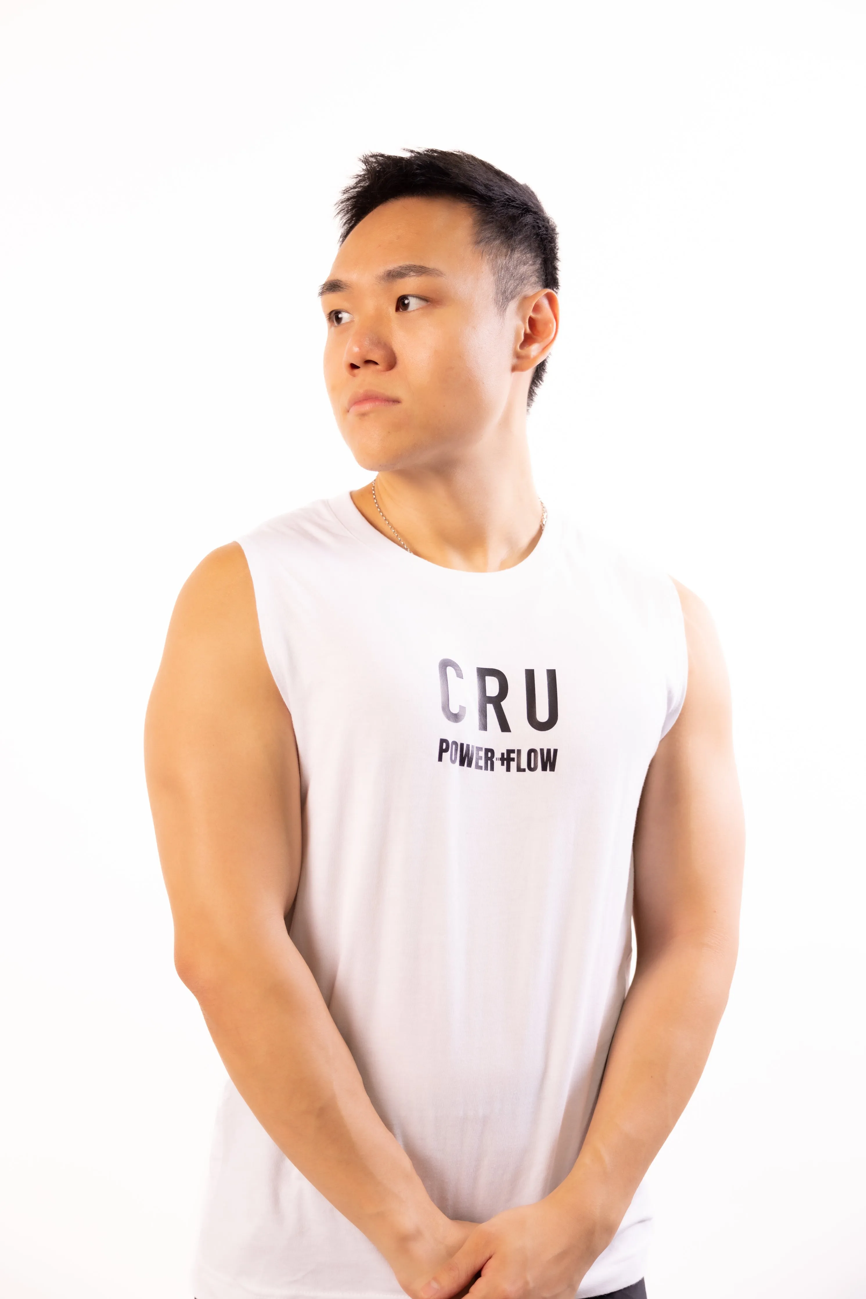 CRU X POWER FLOW Sleeveless Muscle Tank