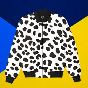 Dalmatian All Over Print Bomber Jacket