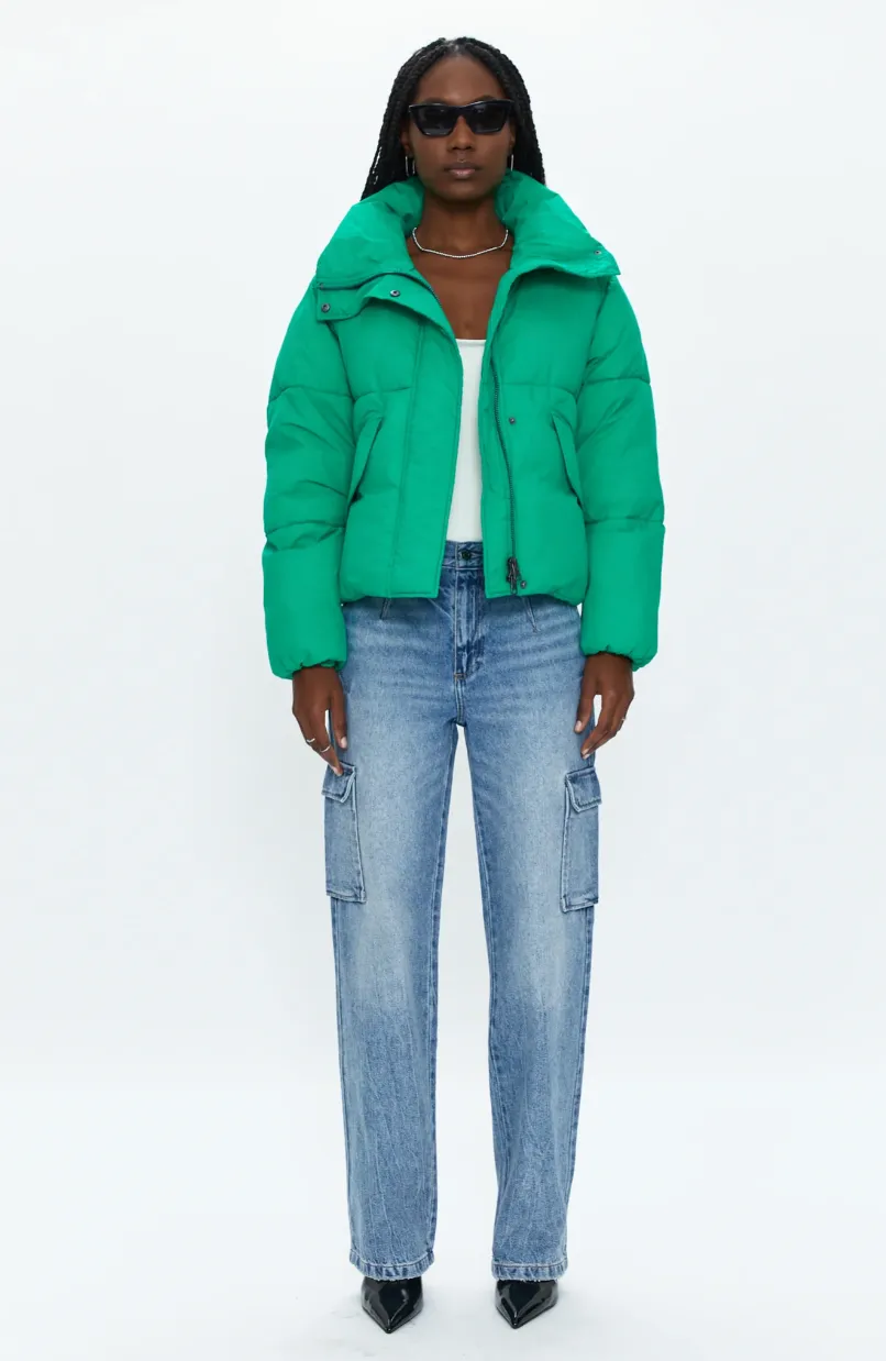 Donovan Swing Puffer Jacket ~ Evergreen