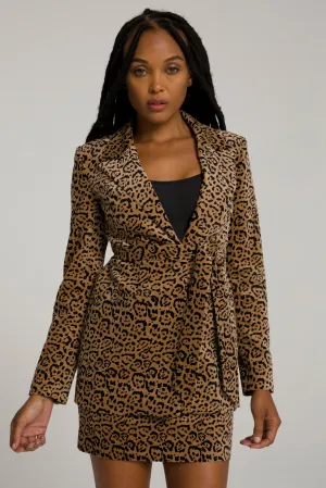 FIT & FLATTER BLAZER | CARAMEL LEOPARD001