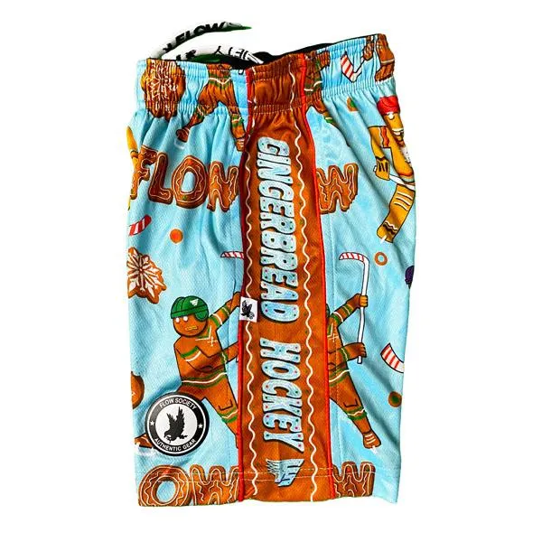 Flow Society Boys Gingerbread Hockey Shorts