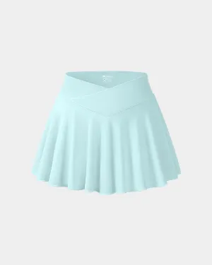 Flowy Sexy Basic Stretchy Cross Over Casual Skirts