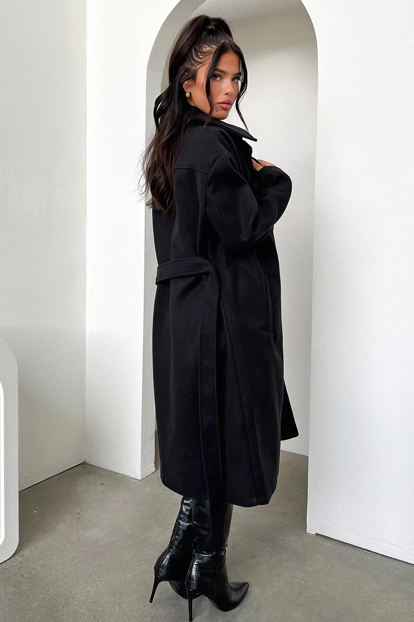 Francesca Coat - Black