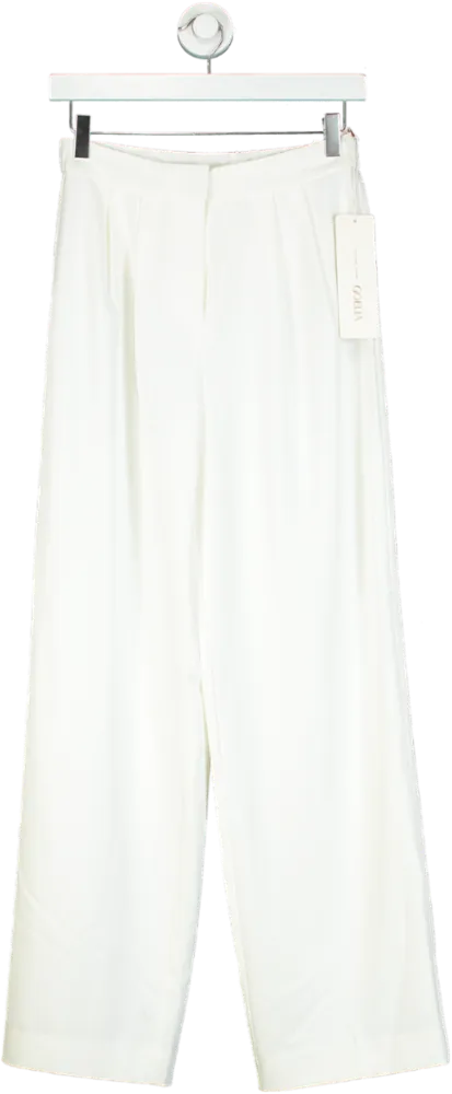 Goelia White Leisure Pants UK 8