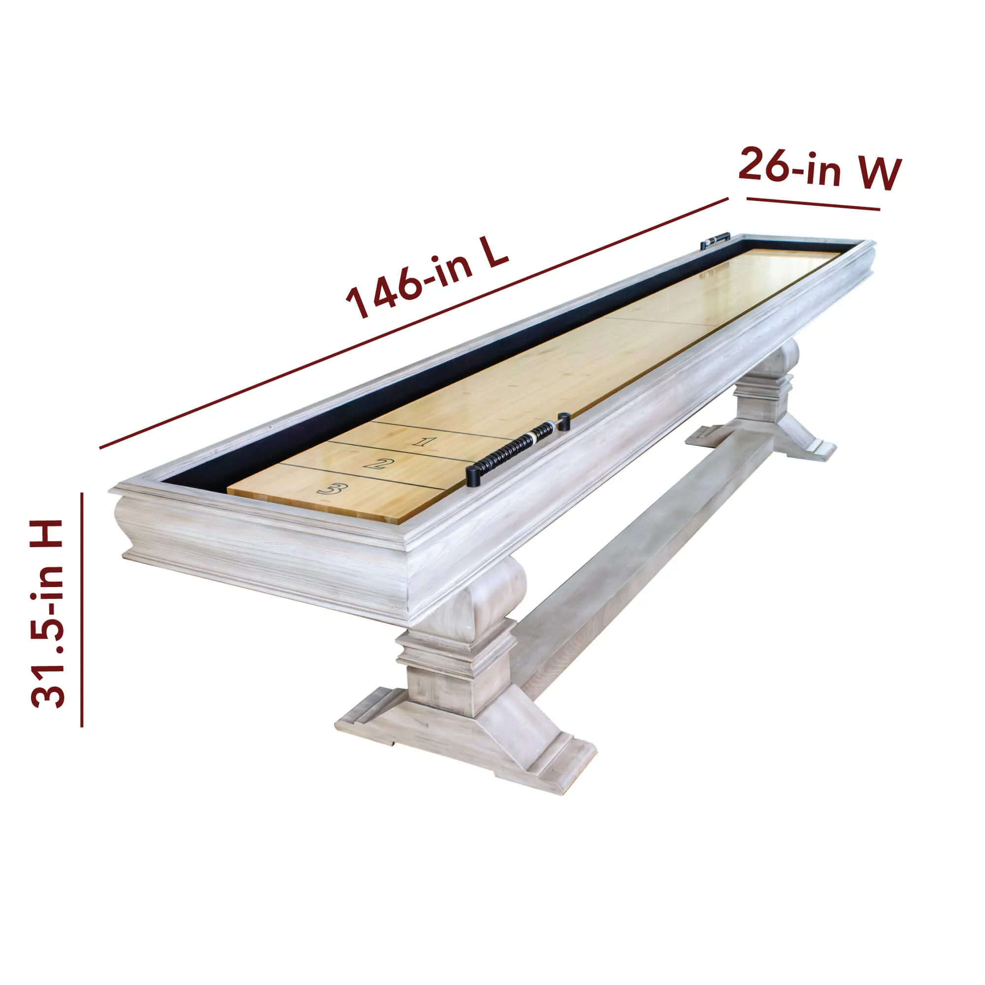 Hathaway Montecito 12' Shuffleboard Table