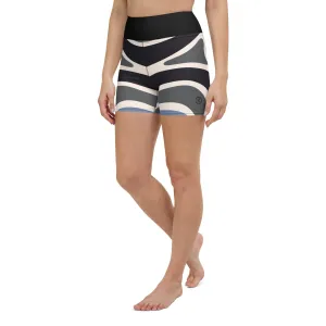 Humble Sportswear™ Abstract Black Spandex Shorts