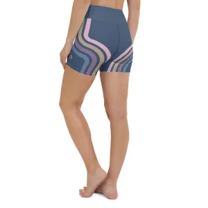 Humble Sportswear™ Blue Stripe Spandex Shorts