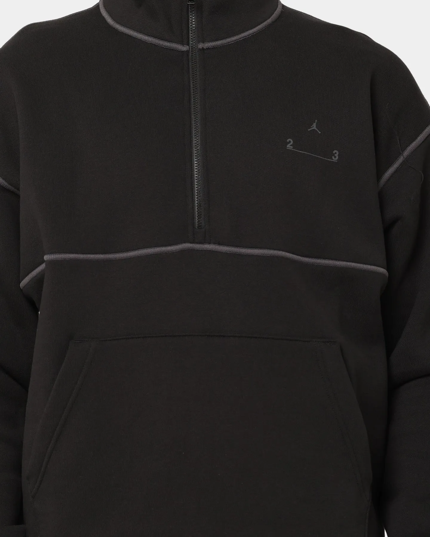 Jordan 23 Engineered Fleece Half-Zip Shirt Black