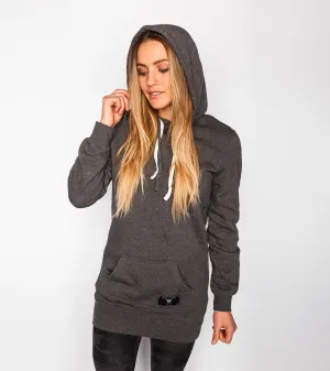 KEEPIN' IT COZY SWEATSHIRT DRESS - Gray