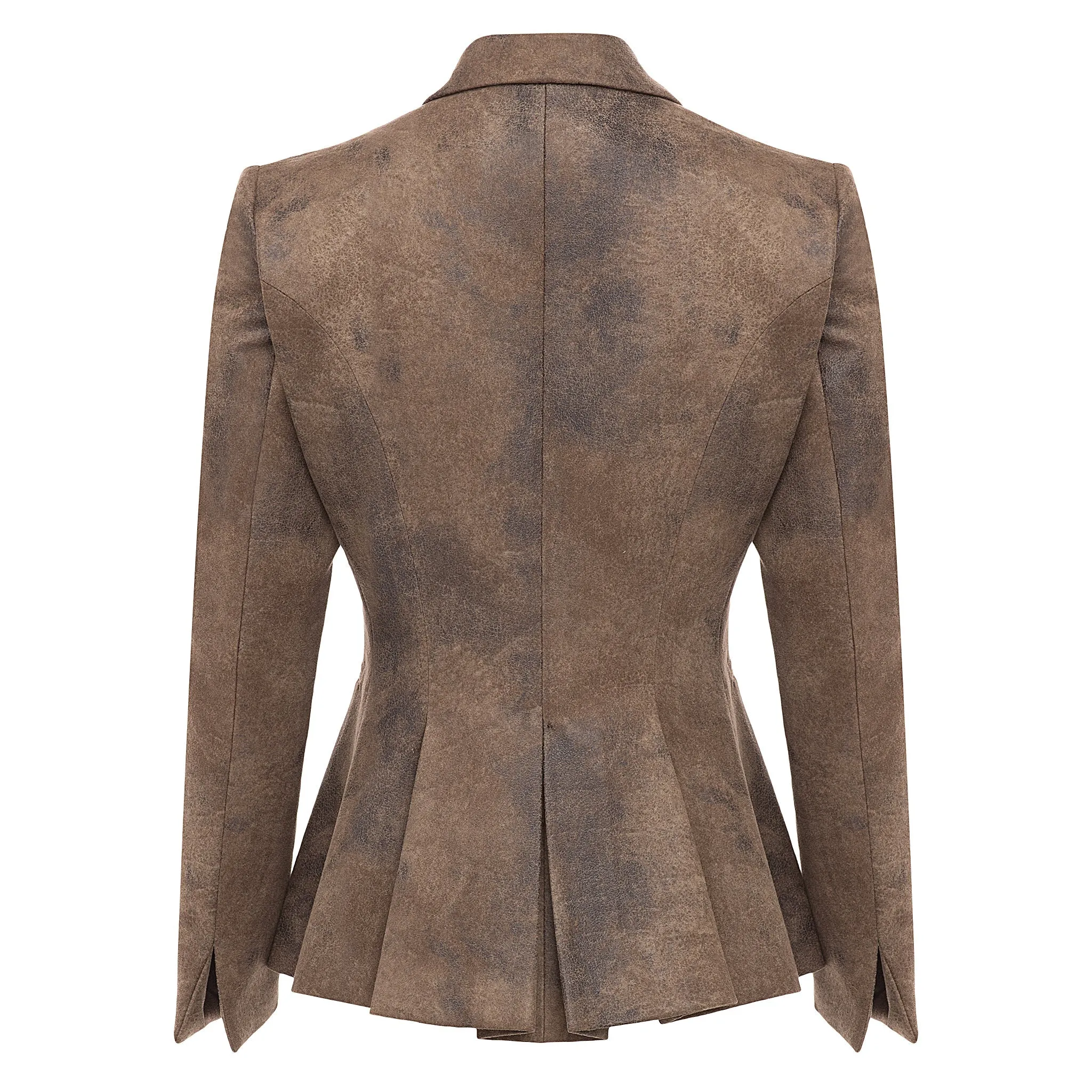 Mariane Jacket Faux Leather Jacket - Brown