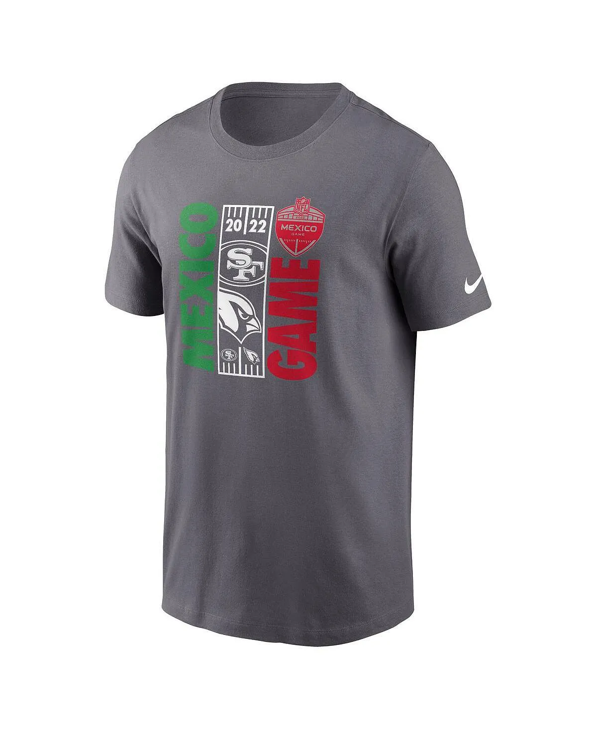 Men's Gray Heather San Francisco 49ers vs. T-Shirt Arizona Cardinals Essential Mexico Game Nike