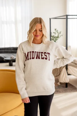 Midwest Sweatshirt | Light Heather Grey