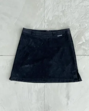 MISS SIXTY 2000'S VELVET MINI SKIRT - S