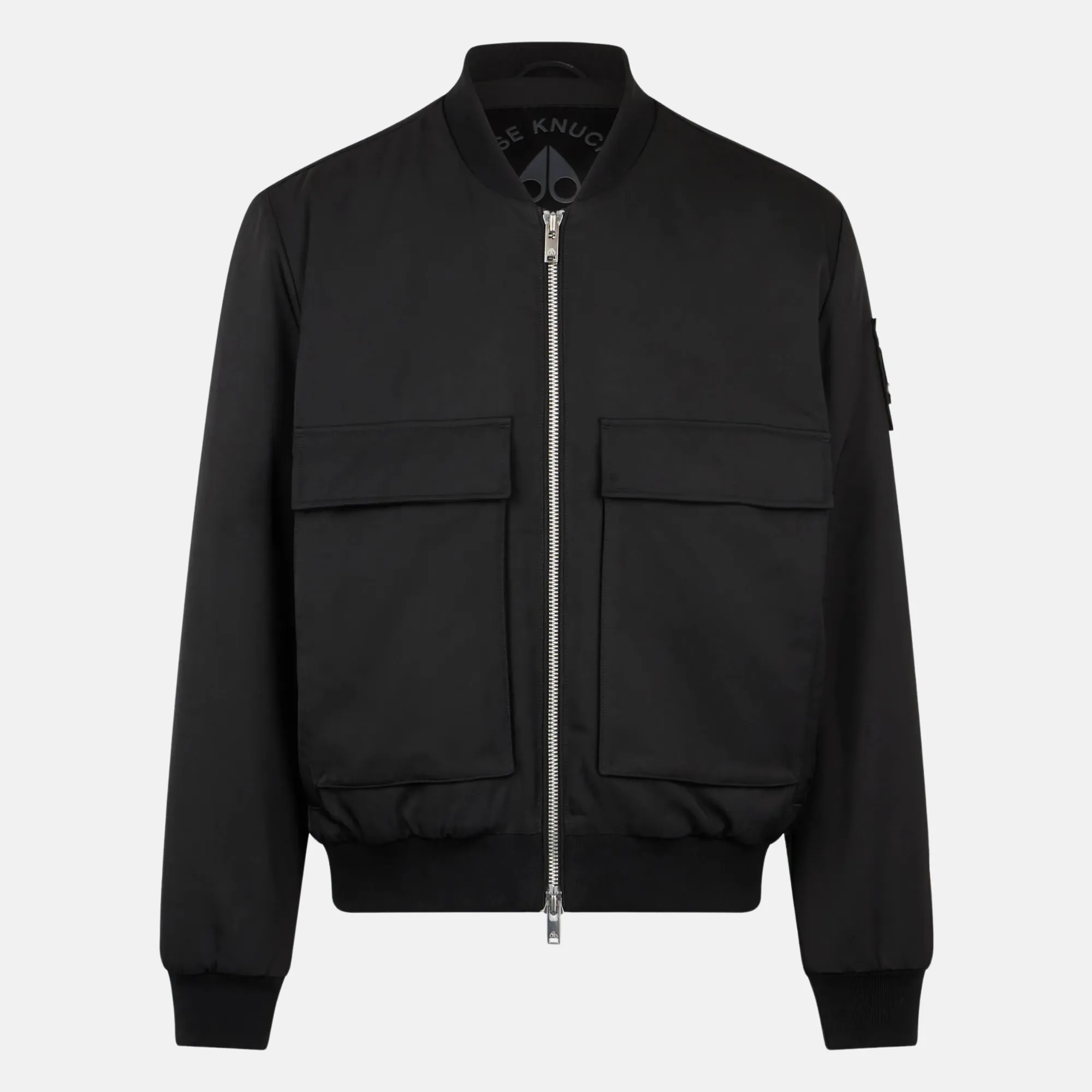 Moose Knuckles Black Alder Bomber Jacket