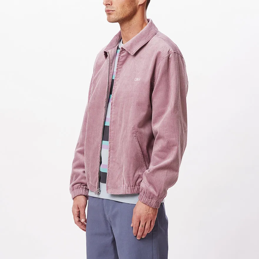 Obey Dibbs Corduroy Zip Jacket - Lilac Chalk