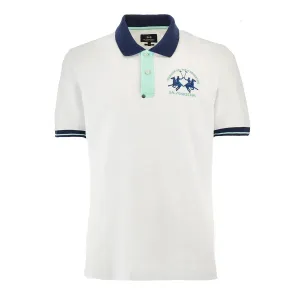 Optic White Regular-fit Cotton Stretch Polo shirt