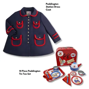 Paddington Station Coat and Tea Set Gift Set