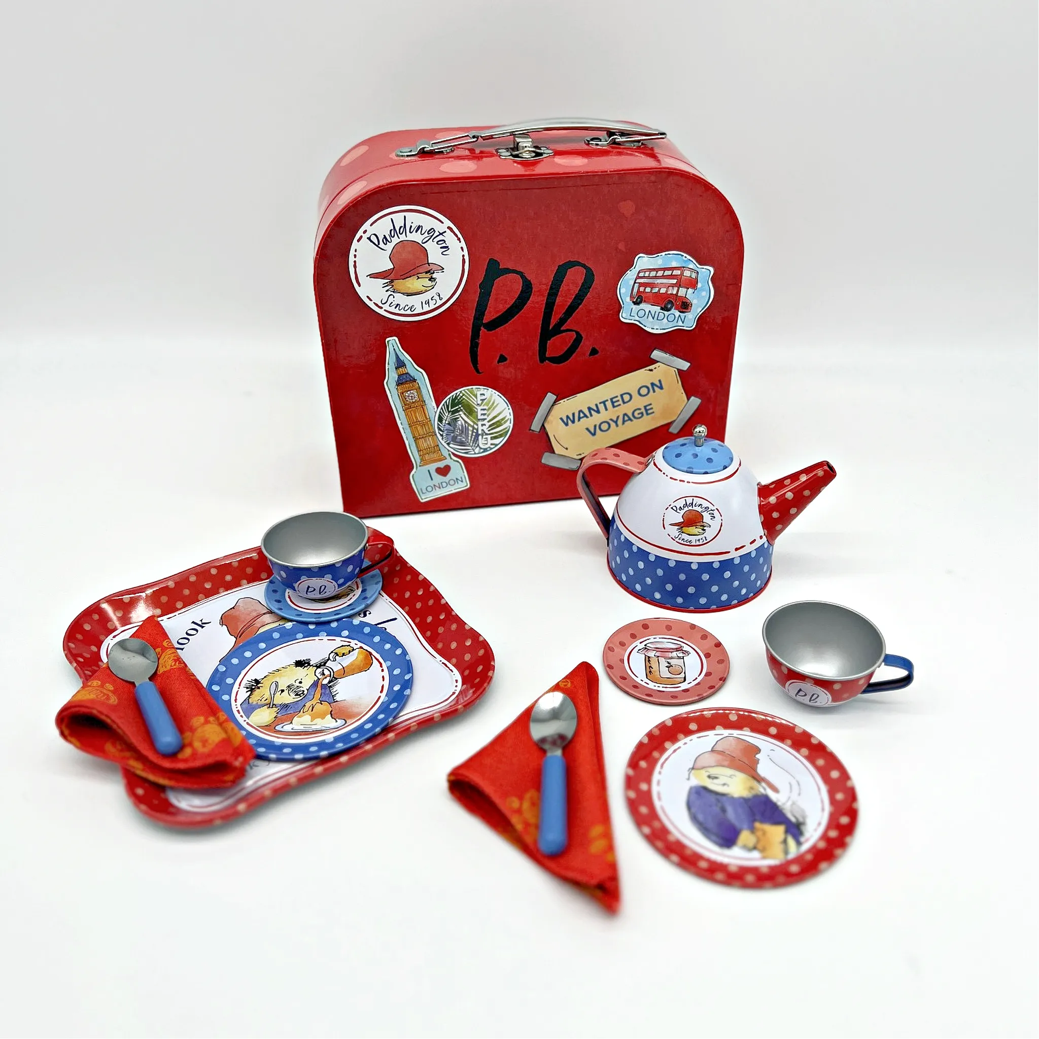 Paddington Station Coat and Tea Set Gift Set