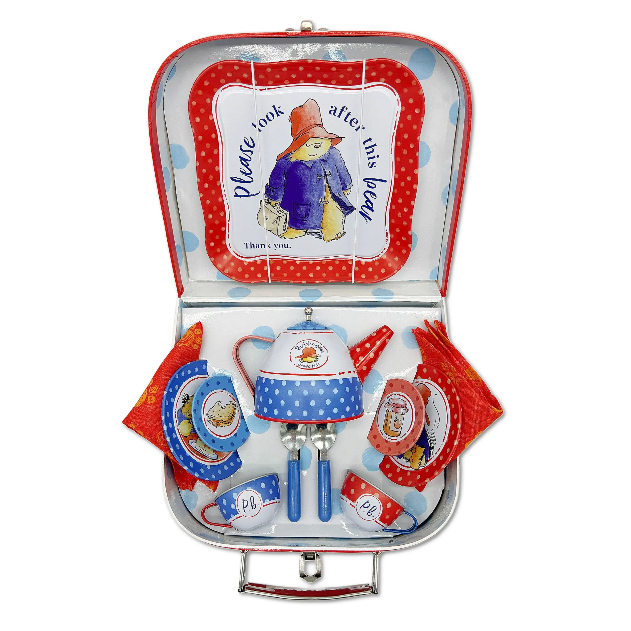 Paddington Station Coat and Tea Set Gift Set