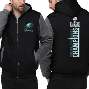 Philadelphia eagles Fan Jacket| eagles Fan Varsity Jackets Mens Womens Pullover (2 Colors)