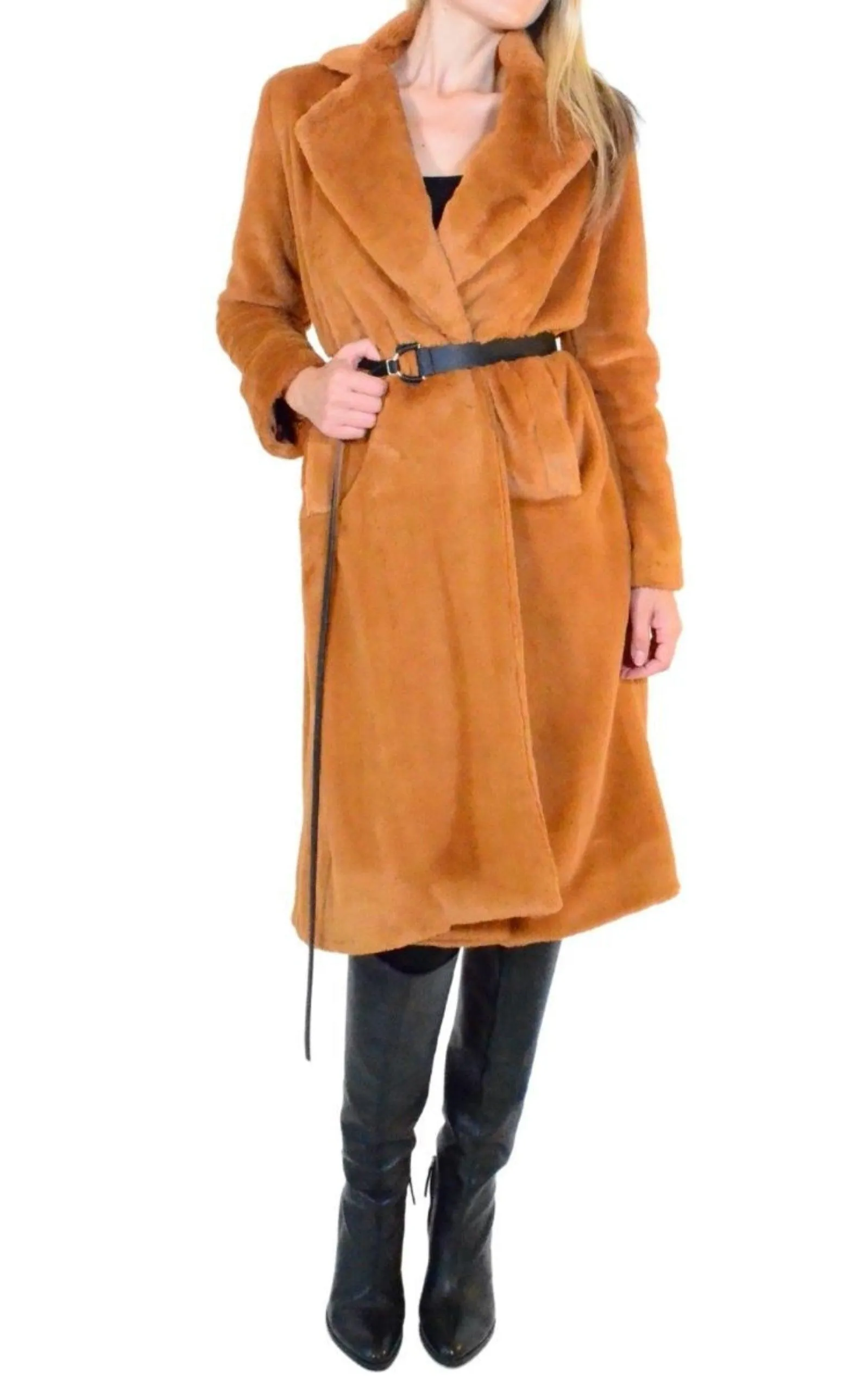 Plush Trench Coat