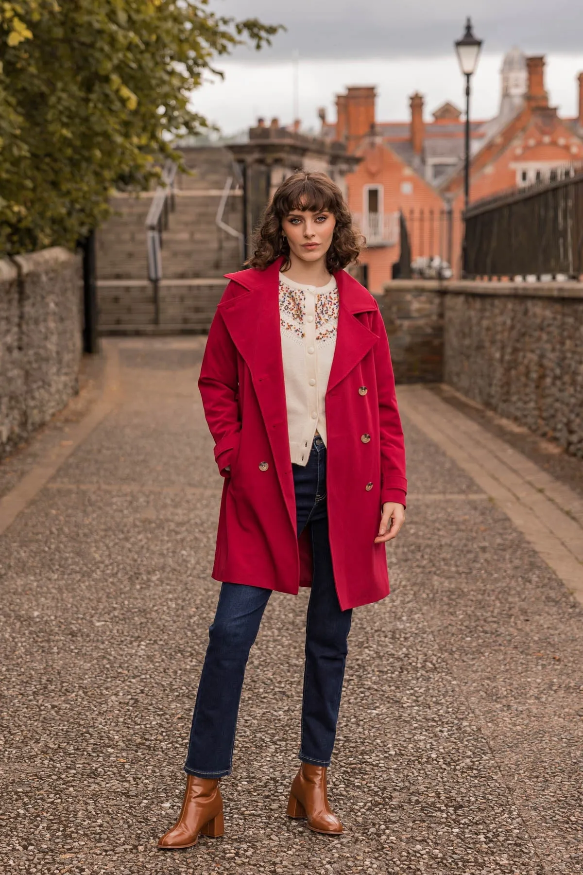 Red Trench Coat