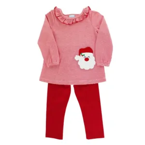 Santa Applique Tunic Set