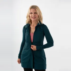 Sedona Extra Long Jacket - Sea Blend Blue