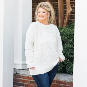 Snowflakes And Snuggles Sweater, Beige