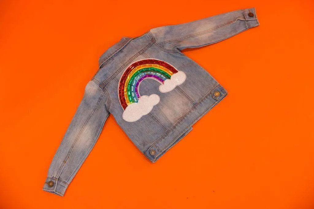 Somewhere Over The Rainbow Denim Jacket