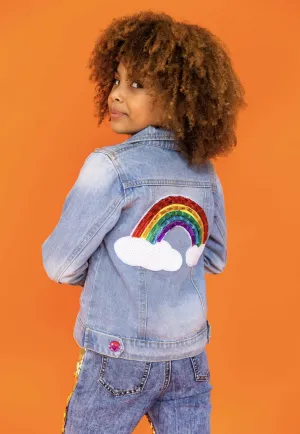 Somewhere Over The Rainbow Denim Jacket