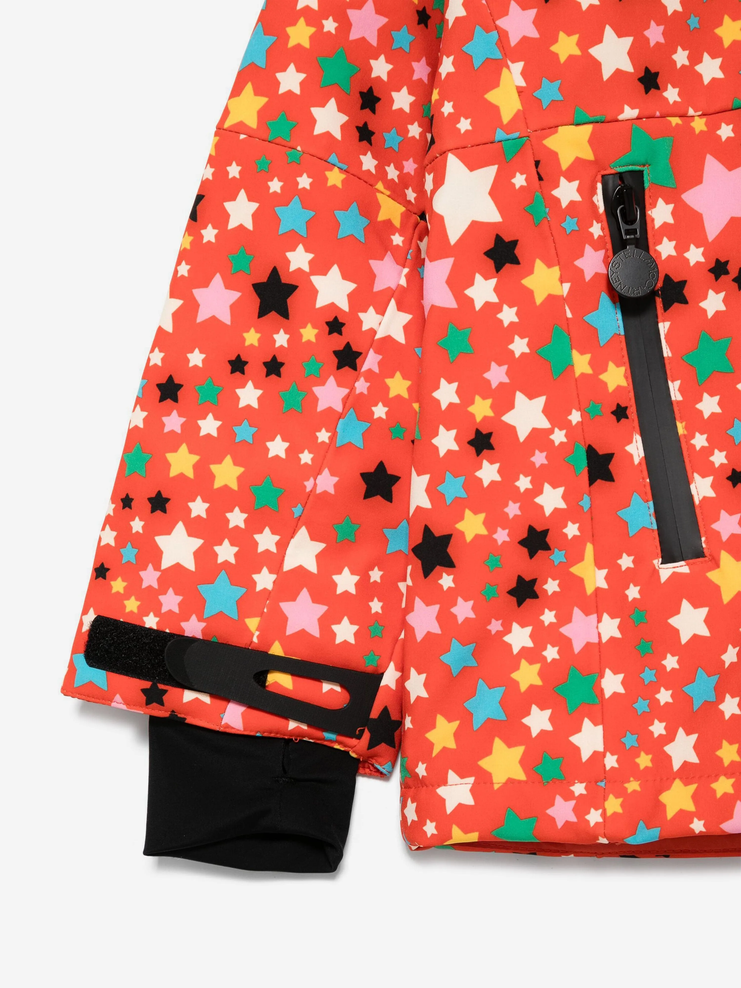 Stella McCartney Girls Star Ski Jacket in Red