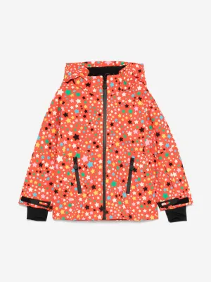 Stella McCartney Girls Star Ski Jacket in Red