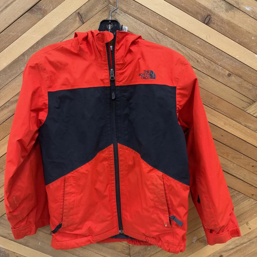 The North Face Boys' Colorblock Jacket: Red/Black-boys-MD Y