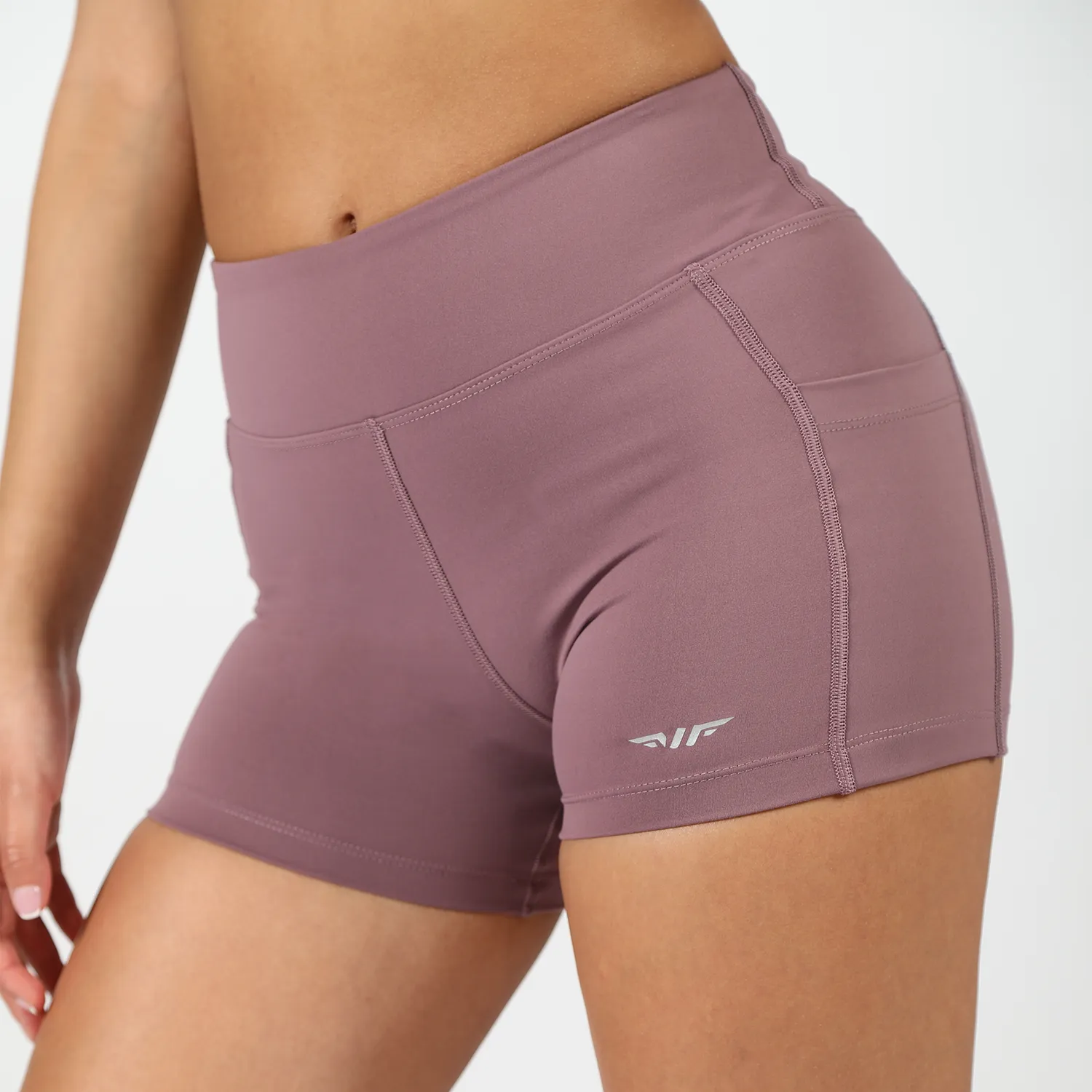 WOMEN-GO-BEYOND-TIGHT-SHORT (GRAPEADE-PURPLE)